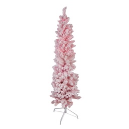 [50899S] Albero di Natale artificiale Rosa Bianco 30x30x120 cm
