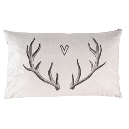 [NWV36-5] Housse de coussin Beige Marron 30x50 cm