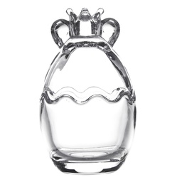 [6GL4235S] Bonbonniere with lid Transparent Ø 7x11 cm