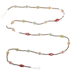 [66546] Décoration guirlande Noël Couleur argent Rouge Ø 2x180 cm