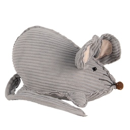 [TW0618] Dekoration Maus Grau 28x15x16 cm