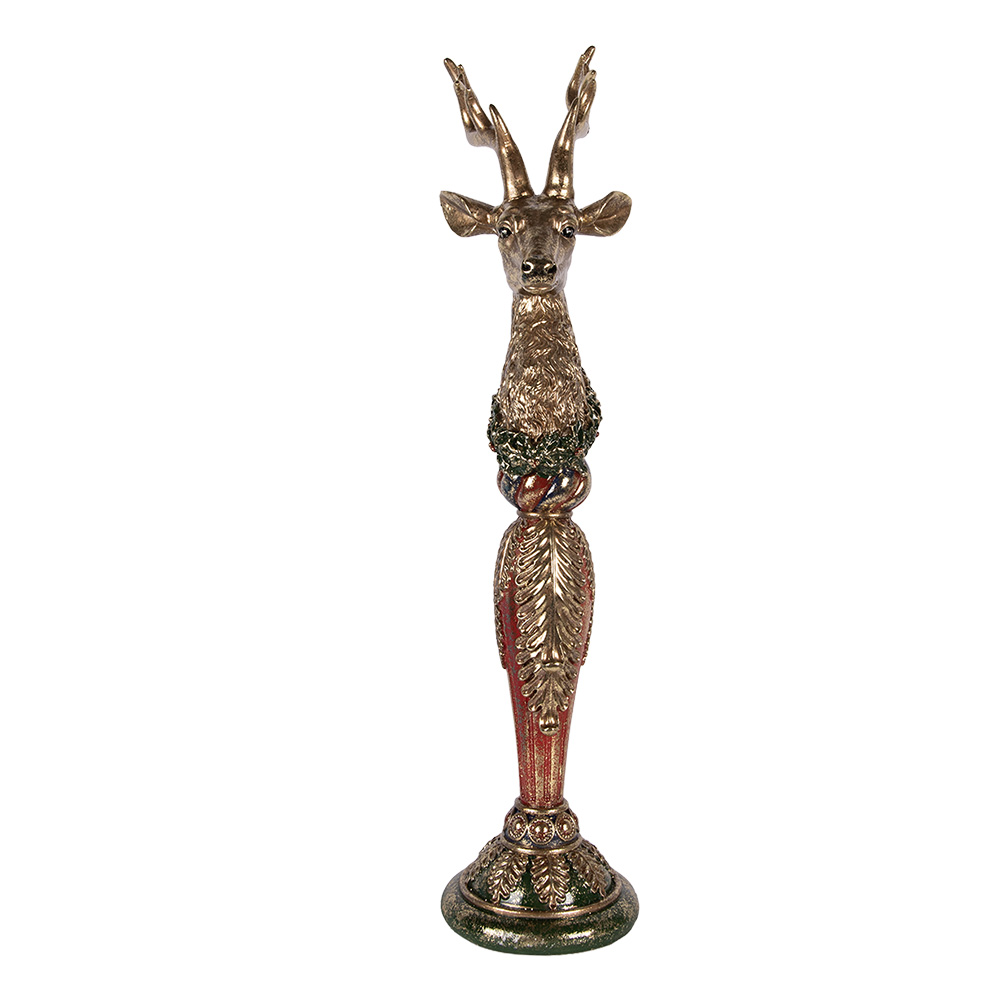 Decoratie hert 16x22x70 cm