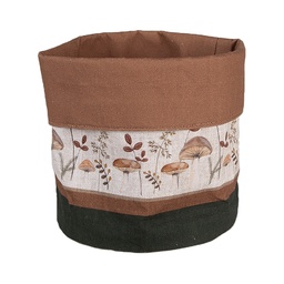 [LFJ50] Panier à pain Beige Marron Ø 15x16 cm
