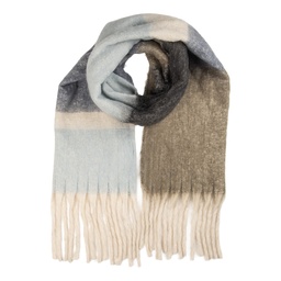 [JZSC0851] Foulard Donna Blu Nero 50x180 cm