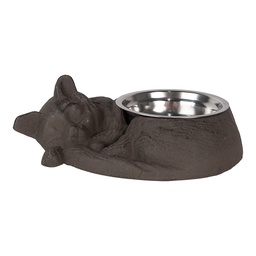 [6Y5640] Ciotola cibo Animali Domestici Marrone 32x23x10 cm / 325 ml