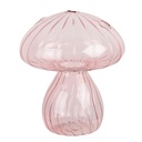 Decoration Mushroom Pink Ø 13x15 cm