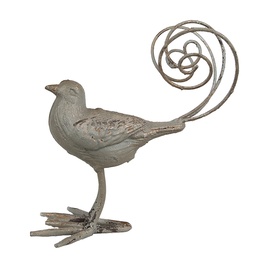 [6Y5589] Décoration Oiseau Vert 17x10x20 cm