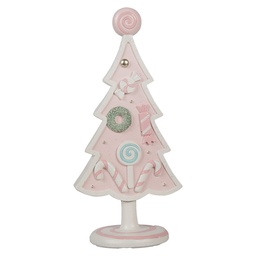 [6PR4219] Albero di natale Rosa 12x9x25 cm