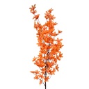 Deko Ast mit Blumen Orange Grün 6x6x110 cm