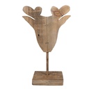 Decoratie rendier 16x8x25 cm