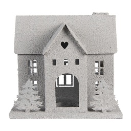 [6Y5932] Decoration House Grey 26x17x24 cm
