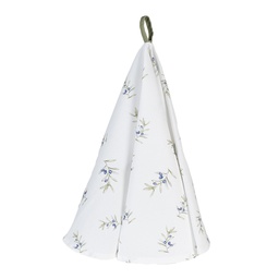 [OLF48] Torchon Beige Vert Ø 80 cm