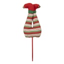 Decoration Christmas Elf Legs Green Red 10x4x30 cm