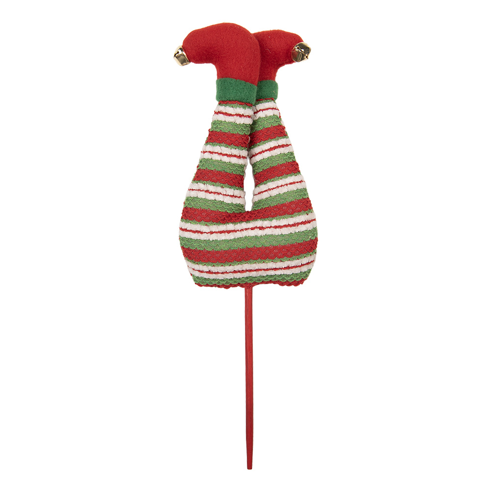 Decoratie Kerst Elfenbenen 10x4x30 cm