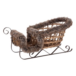 [5RO0403] Decoratie slee 60x24x28 cm