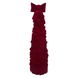 [5MG0145] Weihnachtsdeko Weihnachtsbaum Rot 19x18x60 cm