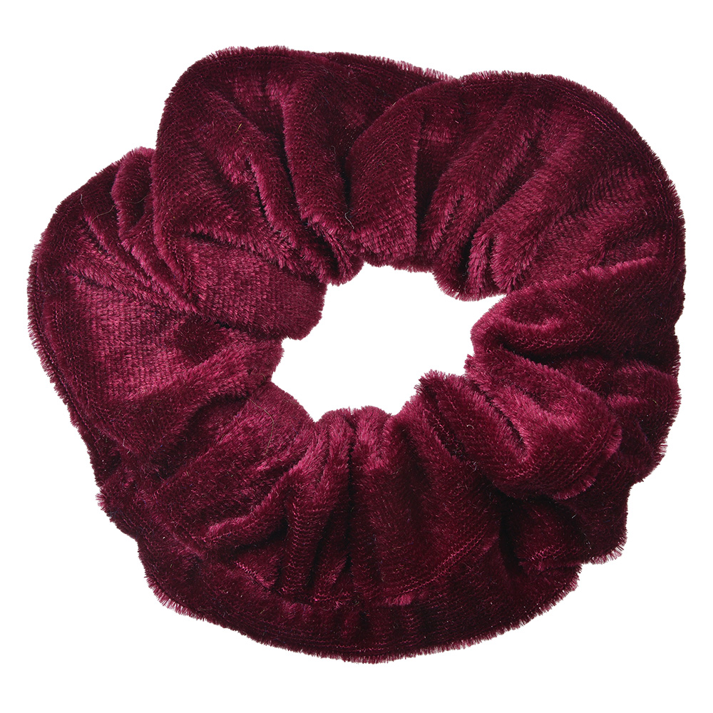 Haarelastiekje Ø 10 cm bordeaux