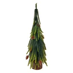 [65577] Artificial Christmas tree Green 12x12x38 cm