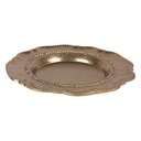 Dekoschale Goldfarbig Ø 20x2 cm
