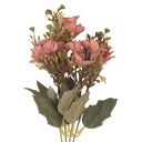 Decoratie tak met bloemen 10x10x32 cm