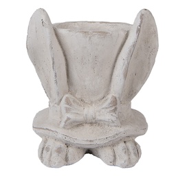 [6TE0553M] Flower Pot Inside Beige 17x16x19 cm