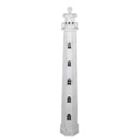 Lampadaire Phare Blanc 23x23x140 cm E27/max 1x60W