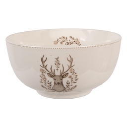 [GTWBO] Scodella Beige Marrone Ø 14x7 cm / 500 ml