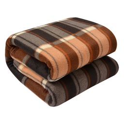 [KT060.153] Throw Blanket Beige Brown 180x200 cm