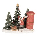 Decorazione bambino a cassetta della posta LED Verde Rosso 16x12x14 cm