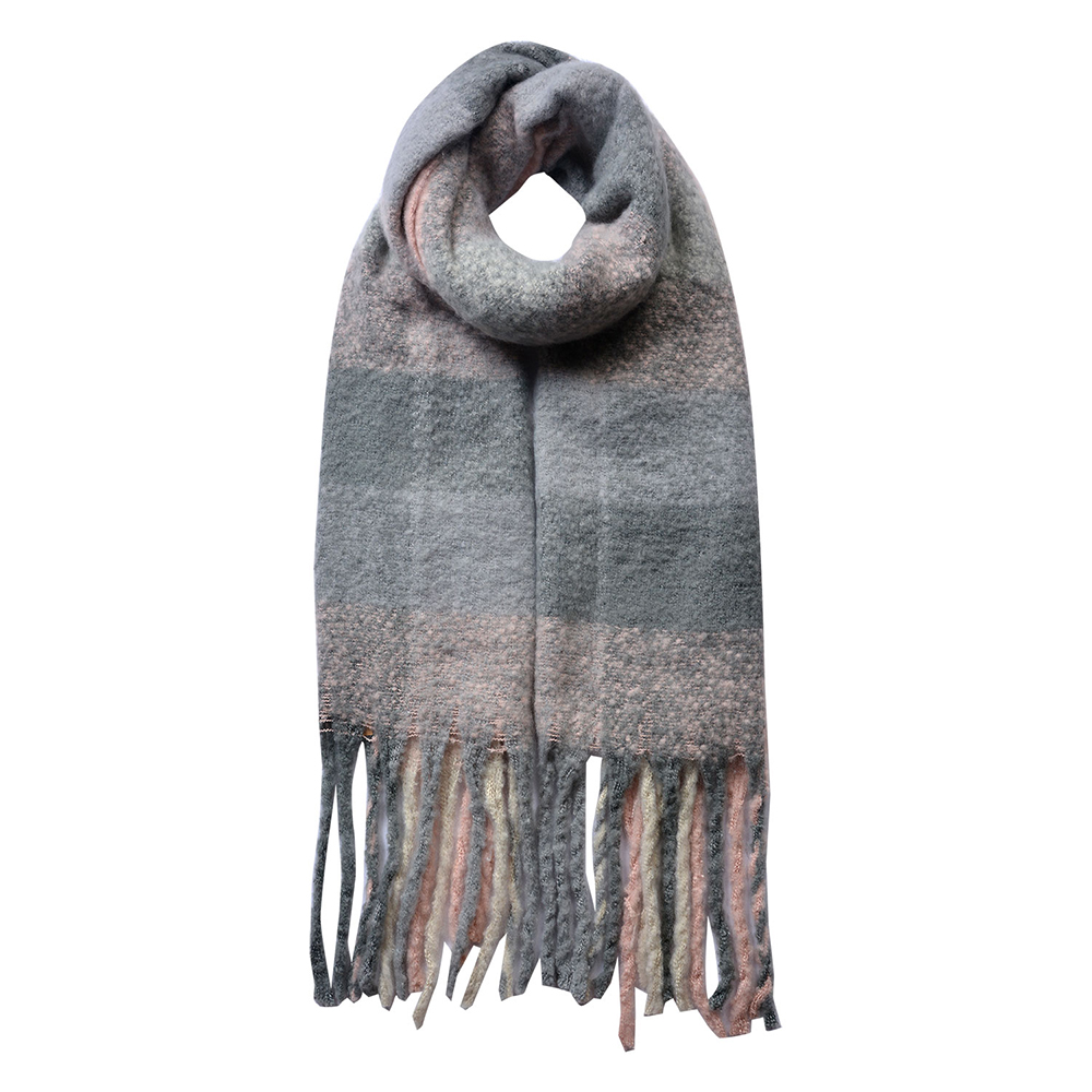 Sjaal 50x180 cm roze