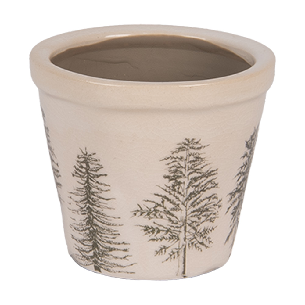 Decoratie bloempot Ø 8x7 cm