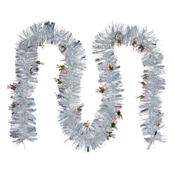 [65548] Dekoration girlande Weihnachten Silberfarbig 200 cm
