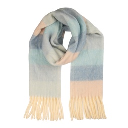 [JZSC0857] Sjaal 40x180 cm blauw