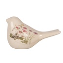 Dekoration Vogel Beige Rosa 16x7x9 cm