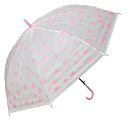 [JZCUM0021P] Ombrello Bambini Rosa Bianco Ø 88x71 cm