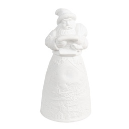 [6CE1748] Décoration de Noël père Noël avec LED Blanc Ø 9x19 cm / 3xAAA