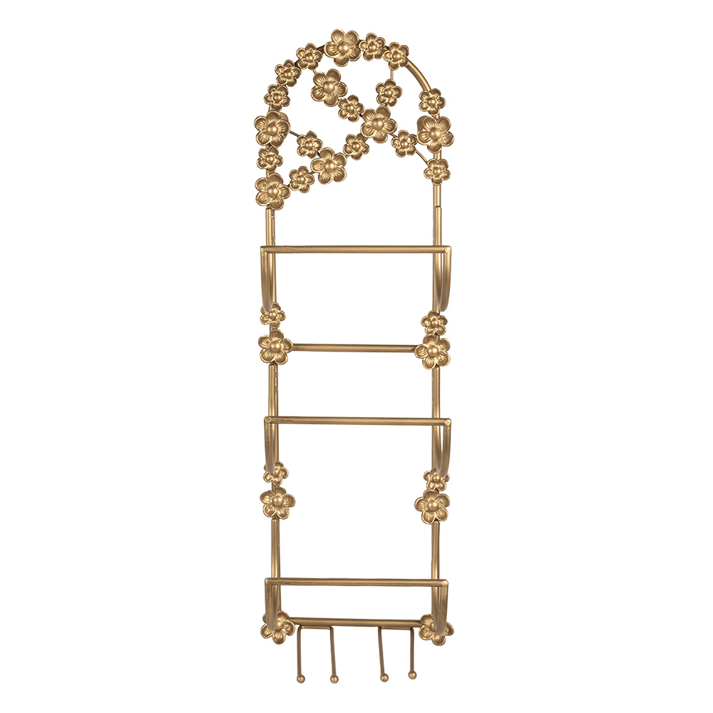 Handtuchhalter Goldfarbig 21x13x62 cm