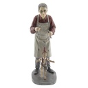 Decoratie man met marionet 16x14x36 cm