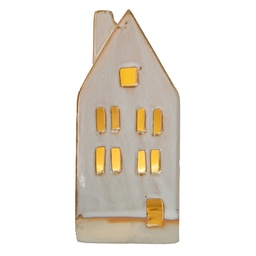 [6CE1505] Décoration maison avec LED Beige 7x6x15 cm