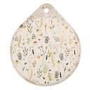 Dessous-de-plat Beige Jaune 20x23x1 cm