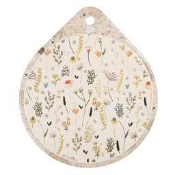 [6CE2063] Dessous-de-plat Beige Jaune 20x23x1 cm