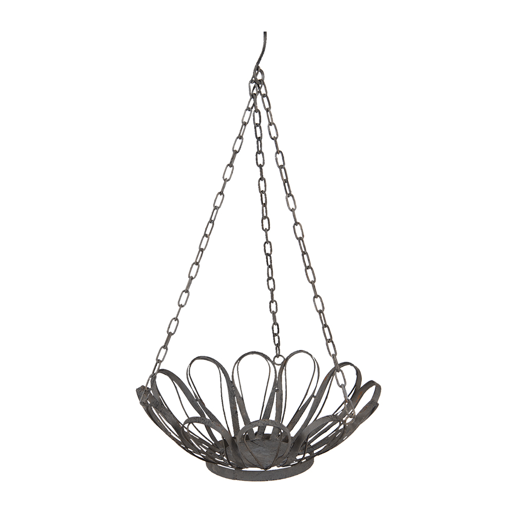 Pflanzenhalter Grau, Braun Ø 37x15/62 cm