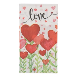 [73106] Serviettes en papier Blanc Rouge 33x40 cm (20)