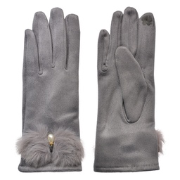 [JZGL0113G] Winter Gloves Grey 9x23 cm