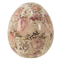 [6CE1415L] Decorazione Rosa Ø 14x16 cm