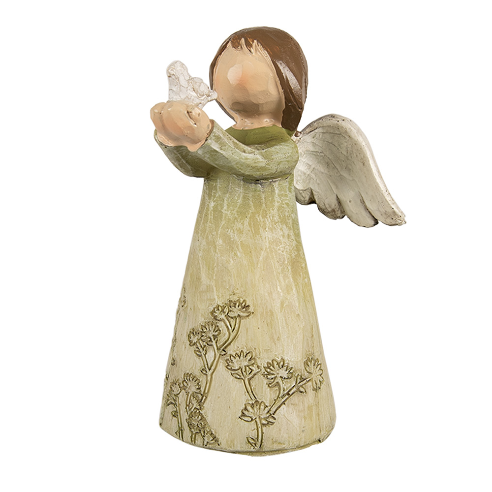 Decoratie engel 7x6x12 cm