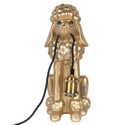 [6LMP793] Tischlampe Goldfarbig 27x16x38 cm E27/max 1x60WW