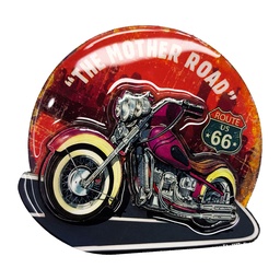 [66876] Deko Magnet Rot 7x1x10 cm
