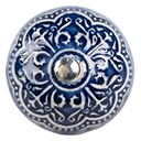 Pomello per Porta Blu Beige Ø 4x3 cm / S3 cm