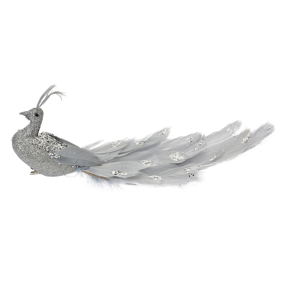Decoratie vogel 30x9x9 cm